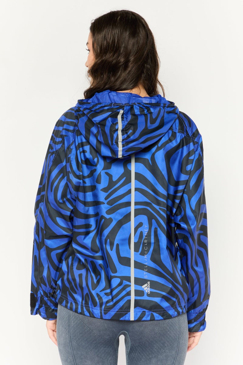 Adidas جاكيت خارجي طويل الأكمام للنساء من أديداس بتصميم ستيلا مكارتني، متعدد الألوان - Image 4